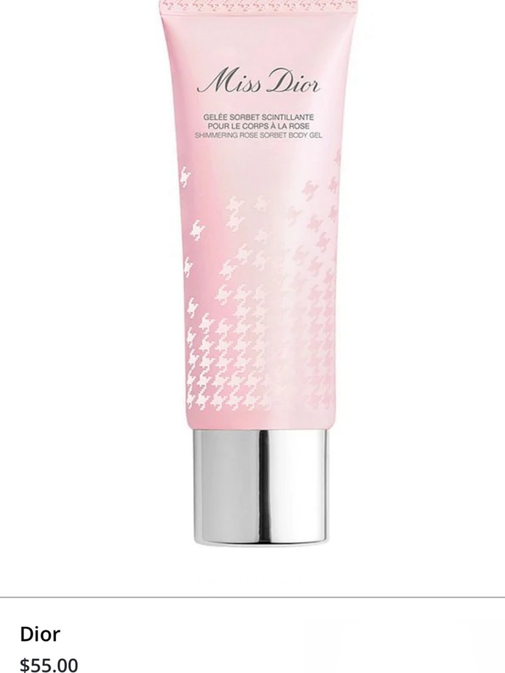 Miss Dior RoseSorbet Shimmering BodyGel